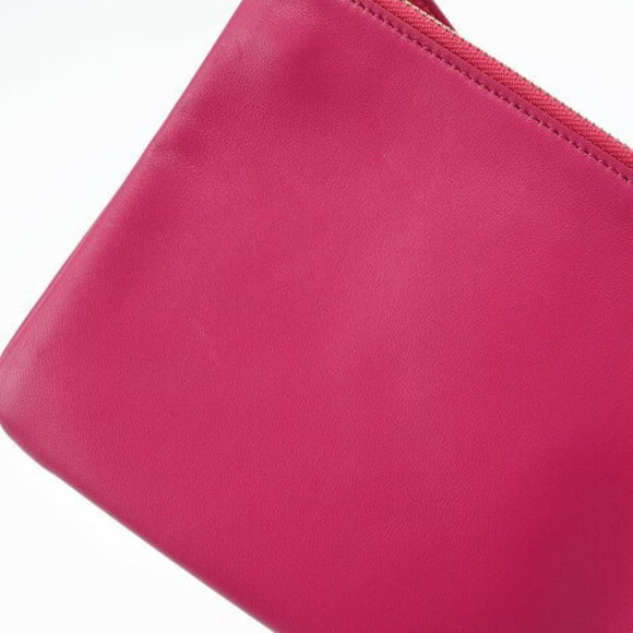 CELINE Trio Small Shoulder Bag Pink Leather - Picture 7 of 12